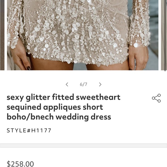 Hongivey short wedding reception dress! - Picture 7 of 7